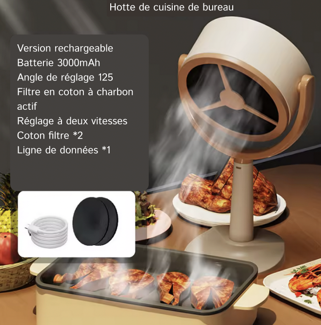 Mini hotte de cuisine portable